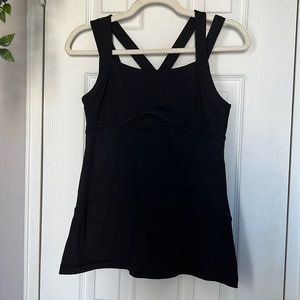 Lululemon black workout tank